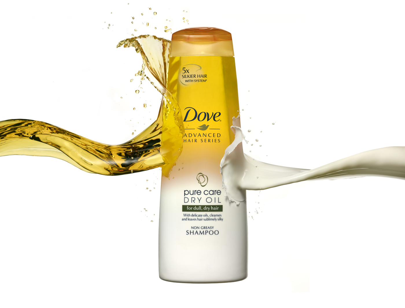 Dove DryOil Shampoo splash