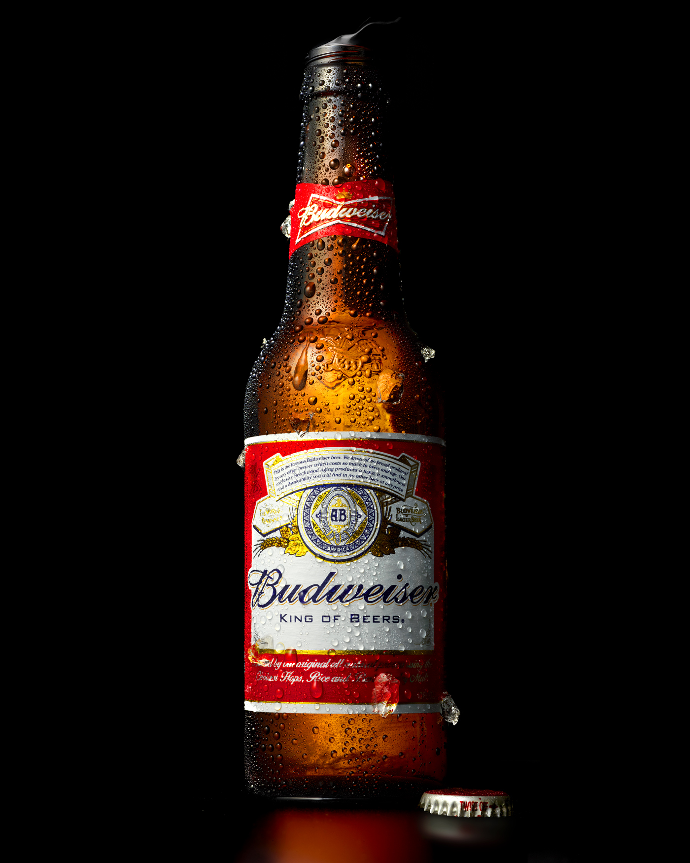 y Budweiser bottle P